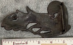 Parrot Brass Belt Buckle 5-1/2 in. x 3 in. for 2 Inch Belt