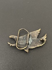 VTG 1979 THE GREAT AMERICAN CHICAGO BUCKLE CO. EAGLE BRASS LIMITED EDITION 506