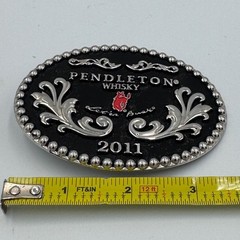 Montana Silversmiths Pendleton Whisky 2011 Let&rsquo;er Buck Western Belt Buckle