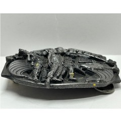 Vietnam Veteran Belt Buckle Eagle Soldiers Helicopter US Flag Made in USA