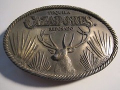 VINTAGE CAZADORES TEQUILLA COMPANY BELT BUCKLE – GW-13