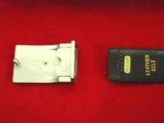 Set of 2 Buckles AX Design for Reversible Belt