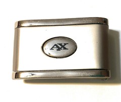 Set of 2 Buckles AX Design for Reversible Belt
