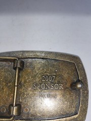 The American Veterans Disabled for Life Memorial Belt Buckle 2007 No. 0369