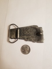 Brass Train Belt Buckle 816 copyright 1981 serial no.j277