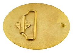 Flag Mexico Belt Buckle Gold Metal Western Rodeo New Men Women Mexican Holiday
