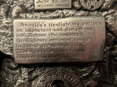 America&rsquo;s Firefighters, Ever Ready, Ever Willing Belt Buckle/Siskiyou Buckle Co.