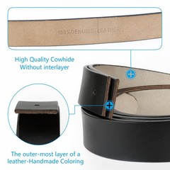 JingHao Belts for Men Big and Tall,Mens Belt Leather Casual Jeans Dress…