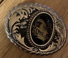 Capricorn belt buckle Capricorn Sea Goat Horoscope Astrological Zodiac Rare