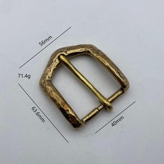 40mm Brass Casted Buckle Handmade Leather Belt Buckle Bag Fasten Hardwares