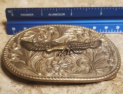 Bird belt buckle western cowboy west southern South estate