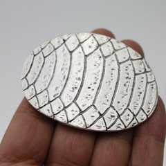 Vintage Croc Belt Buckle Antique Silver – Classic & Expressive Retro Design