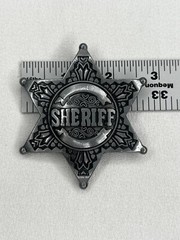 Sheriff Belt Buckle Western Cowboy