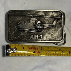 The Buckle Connection AH-1 Cobra Attack Hellicopter Belt Buckle