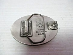 PEWTER BELT BUCKLE – BATMAN Logo Great American Products USA 2000 BKL100
