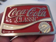 VINTAGE COCA COLA CLASSIC ORIGINAL FORMULA BELT BUCKLE – GW-17