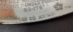 70s Buckle LEE CO. NY. 1776 &rsquo;76 AMERICAN REVOLUTION VINTAE BICENTENNIAL