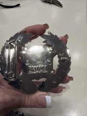 Famous Stars And Stripes Belt Buckle Cadillac Style Emblem