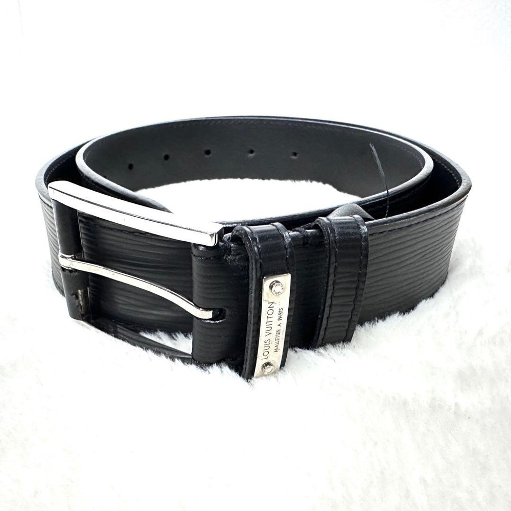 Louis Vuitton Pre-Owned A359 Belt Suntulle Legend Epi Black
