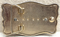 VTG 1978 Bicentennial Eisenhower Dollar Coin Philadelphia Mint Belt Buckle