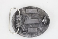 Vintage 90s Limited Edition Numbered 1993 Ohio Firefighter Belt Buckle Pewter