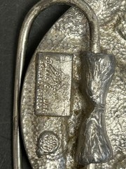 SISKIYOU A2 1995 Flying Eagle and Eagle Feathers Pewter Belt Buckle (O07)