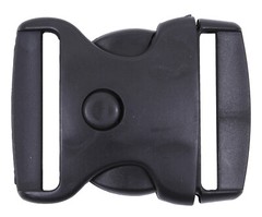 2&Prime; Wide Black Triple Retention Replacement Buckle For Tactical Duty Gear Belts