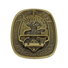 America&rsquo;s Freedom 2nd Amendment Eagle Belt Buckle Antique Bronze Fits 1.5&Prime; Belts