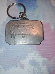 Vintage 1989 Siskiyou Buckle Co. A Bad Day Of Fishing Keychain