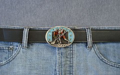 1982 Hockey The Great American Buckle Serial Number 1061