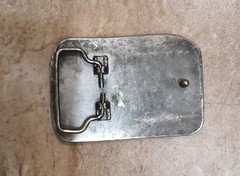 Vintage Men&rsquo;s Levi Strauss & Co Jeans Logo Belt Buckle Silver Metal