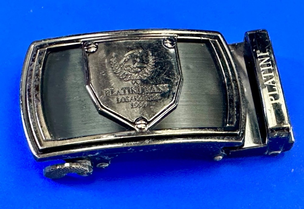 Platini Jeans Los Angeles 1997 Vintage Replacement Dress Style Belt Buckle