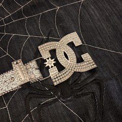 DC Belt Buckle Y2K Skate Goth Grunge DC Shoes Belt Buckle