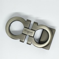 Salvatore Ferragamo Gancini brushed gunmeta Belt Buckle for 34-35mm belt