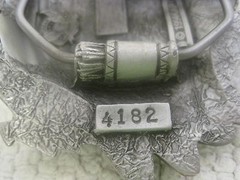 1994 The Great American Buckle Co Buffalo Head #4182 Belt Buckle 3 1/2&Prime; x 2 3/4&Prime;