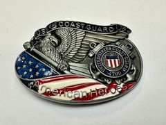 US Coast Guard America&rsquo;s Heroes – since 1790 Patriotic United States belt buckle