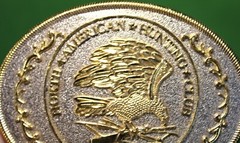 North American Hunting Club Life Member BELT BUCKLE Elegant Bling Neat Buckle!