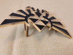 Nintendo 2011 Legend of Zelda Metal Enamel Fashion Belt Buckle 3” X 5”
