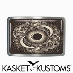 Celestial Belt Buckle – Ornate Sun and Moon Handmade Belt Buckle – 643