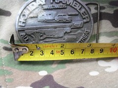 VINTAGE BELT BUCKLE, HOLIDAY RAMBLER ALL AMERICA&rsquo;S FAMILY RETREAT (MPA 1975)