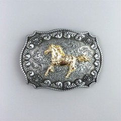 Vintage Style Running Horse Western Belt Buckle also Stock in the US