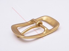 39mm HEAVY DUTY SOLID BRASS OVAL CENTER BAR BELT BUCKLE LEATHERCRAFT ACCESSORIES