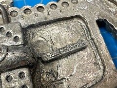 Vintage Cadillac Olive Branch Logo Cutout Belt Buckle By Mobtown 2002