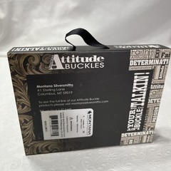 Montana Silversmiths Attitude Buckles Montana State New Unopened Box 1.5 in Belt