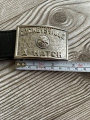 COCKEYSVILLE A. HATCH Belt Buckle 1.5&Prime; Loop Silvertone Mens Accessory