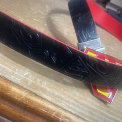 DC Comics Superman Reversible Belt Buckle & Belt 42” Not Including Buckle