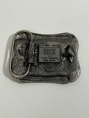 Vintage Buck Knives Belt Buckle Four Generations Of Knife Makers 950566