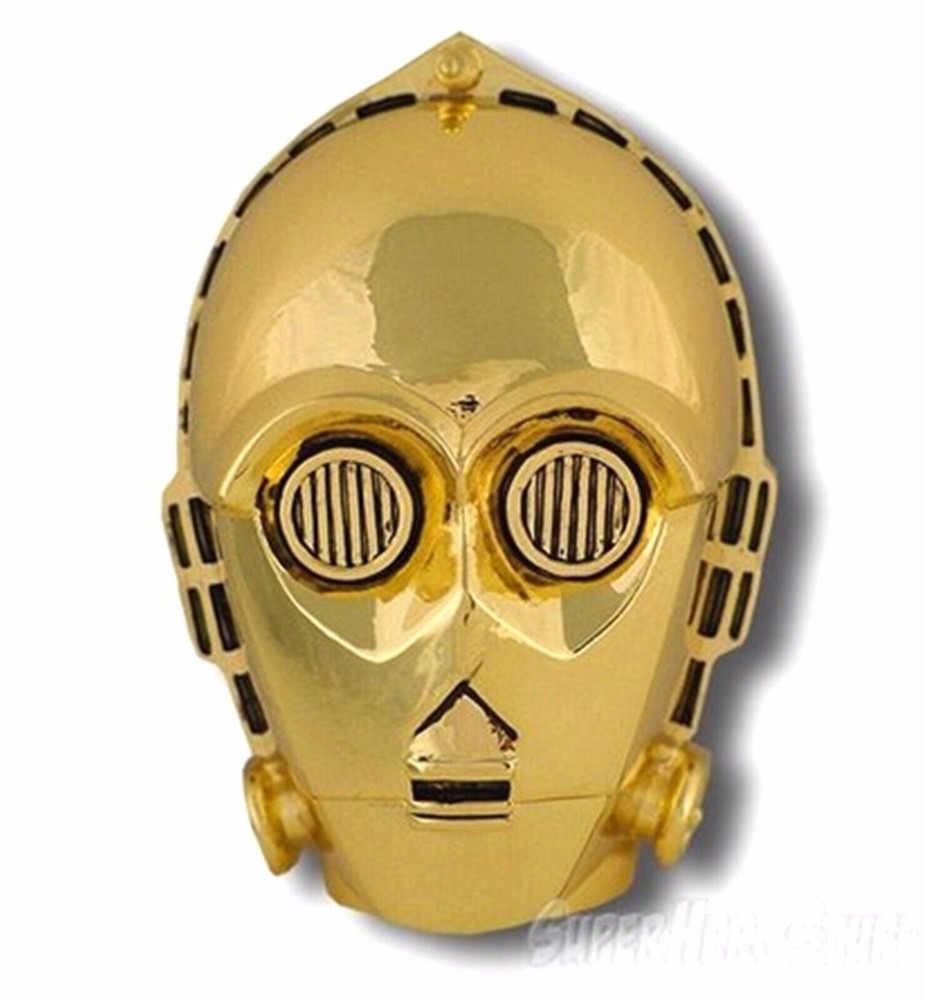 Star Wars Belt Buckle Movie Cosplay Halloween Costume Vintage Men Gold Metal
