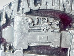 1987 Siskiyou Buckle Co Belt Buckle Machinist R-50 Williams Oregon USA