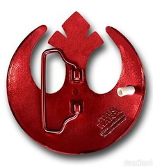 Star Wars Belt Buckle Men Vintage Red Metal Rock Rebel Halloween Costume Cosplay